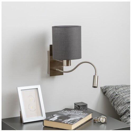  Brilagi - LED zidna lampa NUBILA 1xE27/25W/230V + LED/3W hrom/antracit Cene