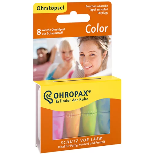  Ohropax, barvni čepki proti hrupu