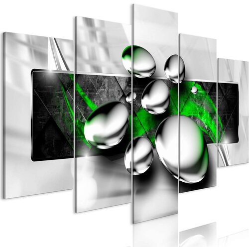  Slika - Shiny Stones (5 Parts) Wide Green 200x100 Cijene