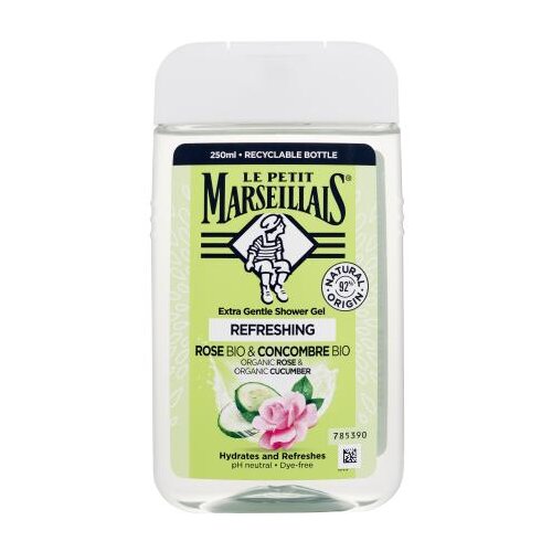 Le Petit Marseillais Extra Gentle Shower Gel Bio Rose & Bio Cucumber gel za prhanje 250 ml unisex Cene