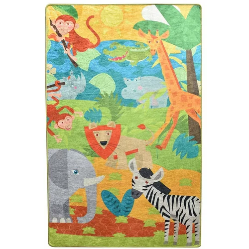 Chilai dječji protuklizni tepih Animals, 100 x 160 cm