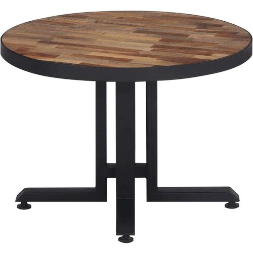 vidaXL Stolić za kavu okrugli Ø55x40 cm od masivne obnovljene tikovine Cijene