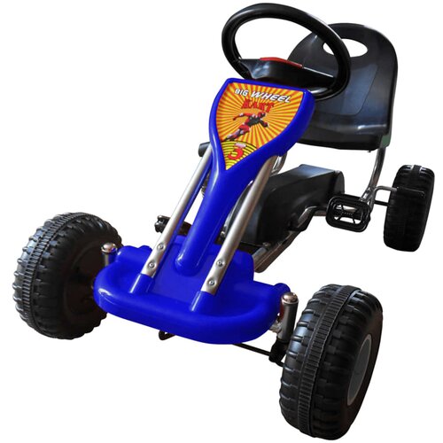 VidaXL Gokart na pedale modre barve, (20989912) Slike