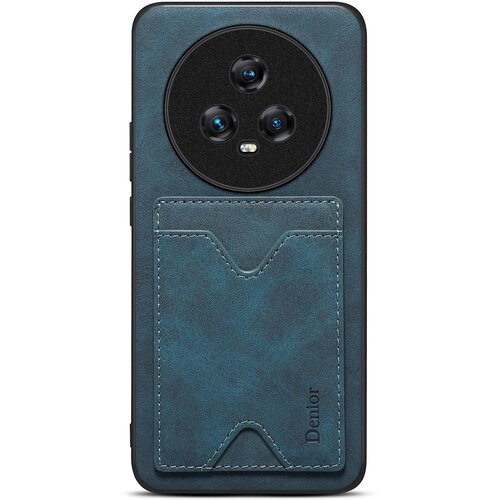 INORCO Zadnji pokrov DENIOR za Honor Magic5, PU usnjena torbica TPU za telefon z režo za kartice na stojalu, (22034508) Slike