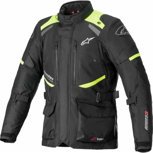 Alpinestars Andes V3 Drystar Jacket Black/Yellow Fluo XL Tekstilna jakna