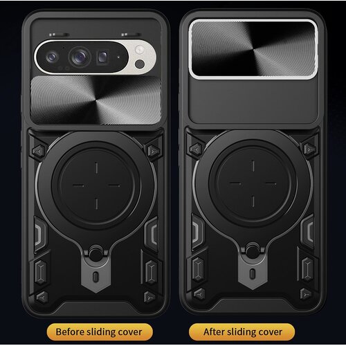 Techsuit CamGuard Pro za&amp;scaron;titna maska za Google Pixel 9 / 9 Pro - crna Slike