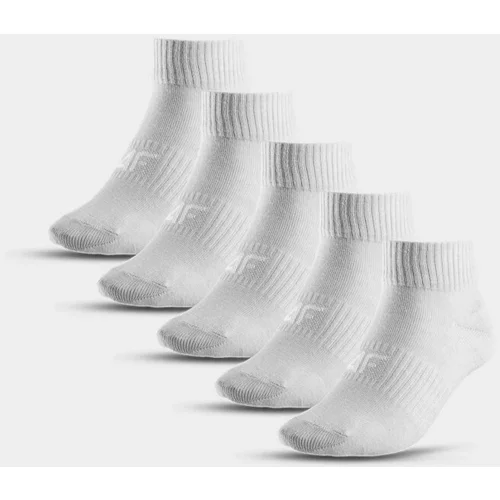 Kesi 4F Girls' 5-BACK High Socks - Grey