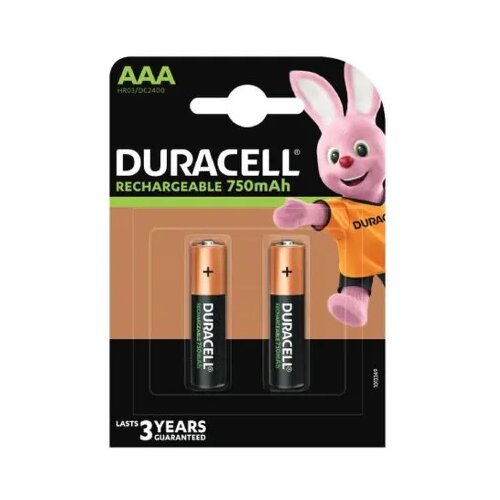 Duracell 2 komada-punjiva baterija duralock aaa HR03 / DC2400 Cene