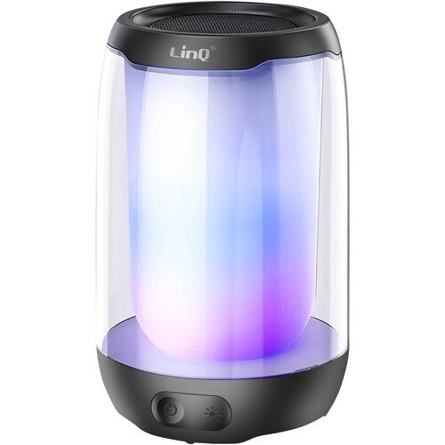 LINQ 5W LED RGB Bluetooth Mini zvočnik Kompaktni prenosni vodoodporni IPX6, Črna, (5000250429) Cene