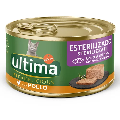 Affinity Ultima Ultima Fit & Delicious Sterilized 24 x 85 g za mačke - Piletina