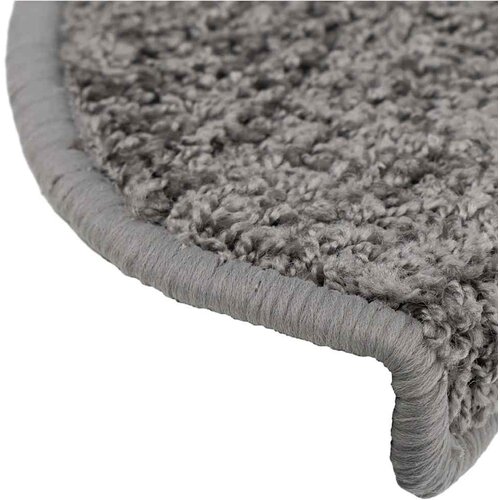  Prostirke za stepenice 30 kom 65x21x4 cm sive poluokrugle velike Slike