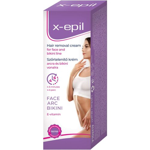 X EPIL - krema za odstranjevanje dlačic na obrazu/bikiniju (40ml) Cene