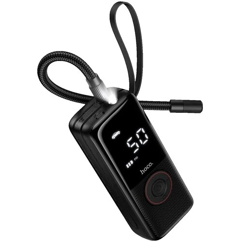 hoco memory Auto kompresor, sa svetlom, 3 bar, 4000 mAh - ZP18 Cene