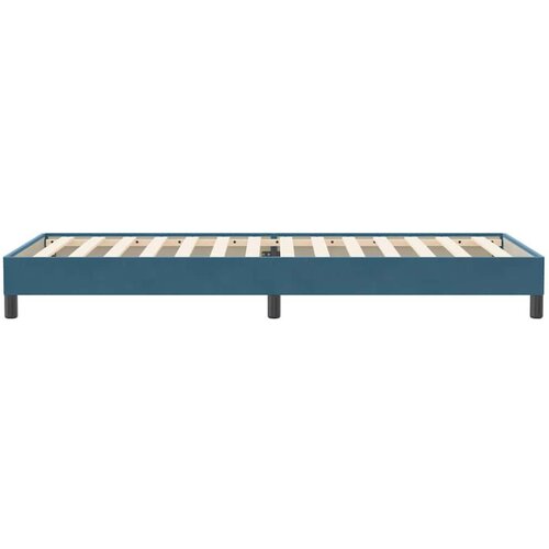  Box spring krevet bez madracem tamnoplavi 90x220 cm bar&amp;scaron;unasti Slike