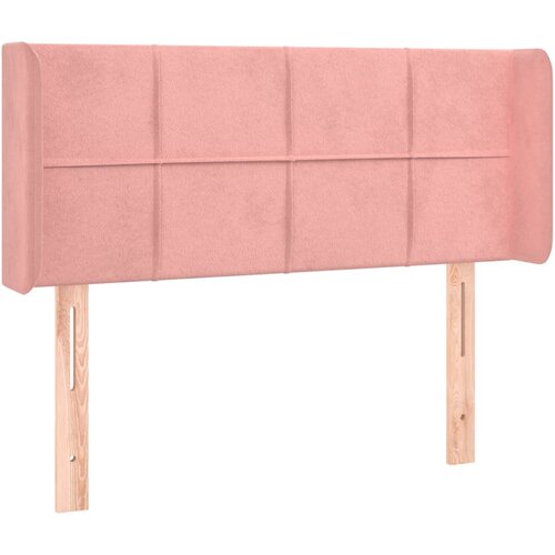 vidaXL Uzglavlje s ušima ružičasto 83x16x78/88 cm baršunasto Cijene