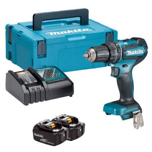 Makita Akumulatorska vibraciona bušilica - odvrtač 2x3/0Ah DHP485RFJ/ kofer Cene