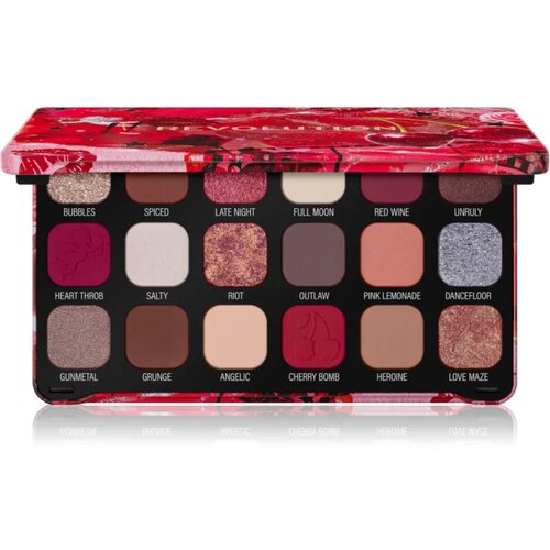 Makeup Revolution Forever Flawless paleta sjenila za oči nijansa Cherry Rebel 18x1.1 g Slike