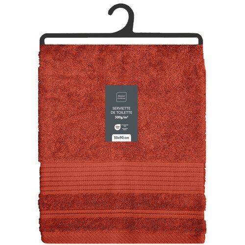 Douceur d int&amp;eacute;rieur Ciglasti pamučan ručnik od frotira 50x90 cm Tendresse &amp;ndash; Slike