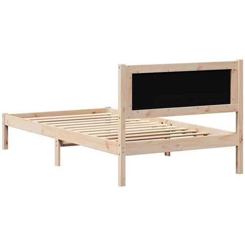  Okvir za krevet Sivo-smeđa 100 x 200 cm tkanina Slike