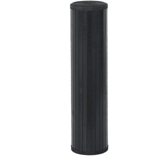  Pravokutni tepih crni 70x100 cm bambus Slike