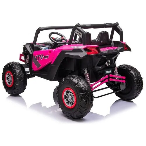 Lean Toys Otro&amp;scaron;ki avto akumulator Buggy UTV-MX 24V 4X4 Roza Slike
