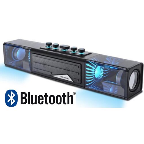 Microlab MS213C bluetooth speaker soundbar 2x15W, USB, SD, AUX, LED/black Cene