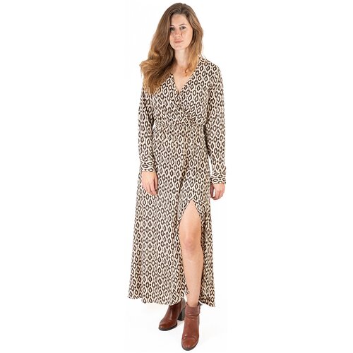 Isla Bonita By Sigris Dolge obleke Dolga Midi Obleka Siva Slike