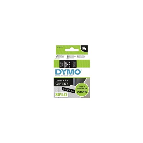 Dymo Traka D1 45021, 12 mm/7m (bijela/crna), original Cijene