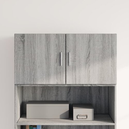 vidaXL Stenska omarica siva sonoma 80x42,5x40 cm inženirski les Cene