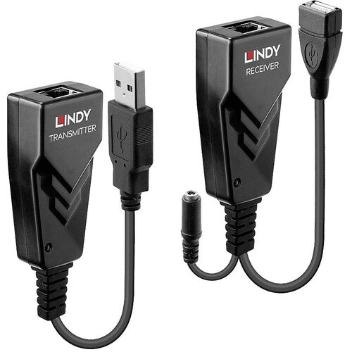 Lindy 42674 omrežni raz&scaron;iritveni modul omrežni oddajnik in sprejemnik črn USB 2.0 USB podalj&scaron;ek preko omrežnega kabla RJ45 100 m, (20428560) Cene