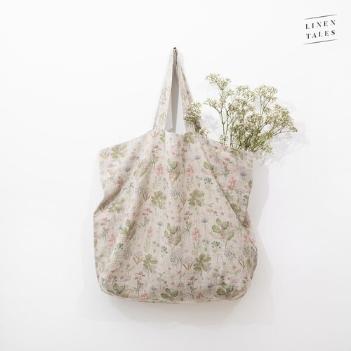 Linen Tales Lanena nakupovalna torba - Linen Tales Cene
