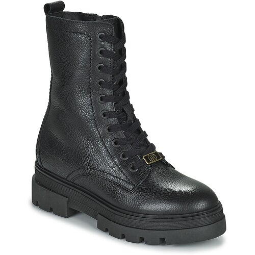 Tommy Hilfiger Pol&scaron;kornji MONOCHROMATIC LACE UP BOOT Črna Cene