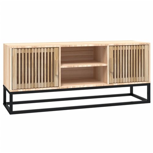 Maison Chic TV omarica - TV stojalo - Televizijska omarica 105x30x45 cm inženirski les in železo, (21701747) Cene