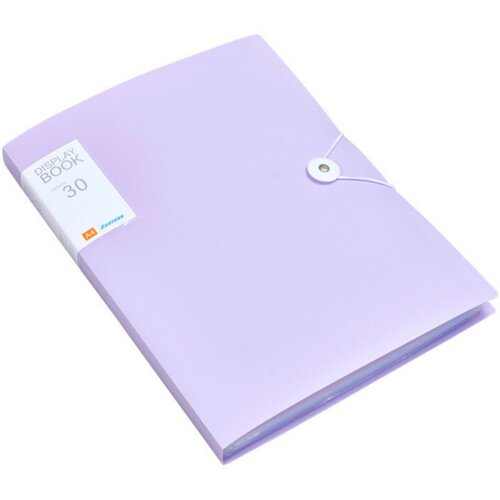 Plastična A4 mapa s elastičnom trakom za 30 listova - ljubičasta Cijene