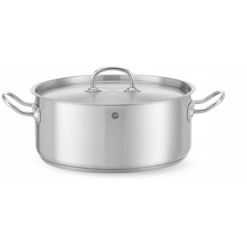 Hendi Lonac za dinstanje, plitak - sa poklopcem, Kitchen Line, 7,3L, ⌀280x(H)120mm Cene
