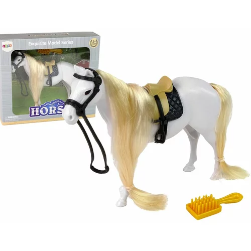  Figurica konja s češljem i drugim dodacima bijeli