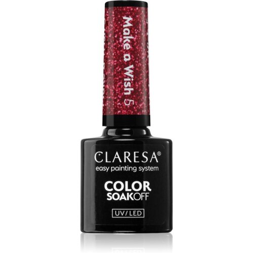Claresa SoakOff UV/LED Color Make a Wish gel lak za nohte odtenek 5 5 g Cene