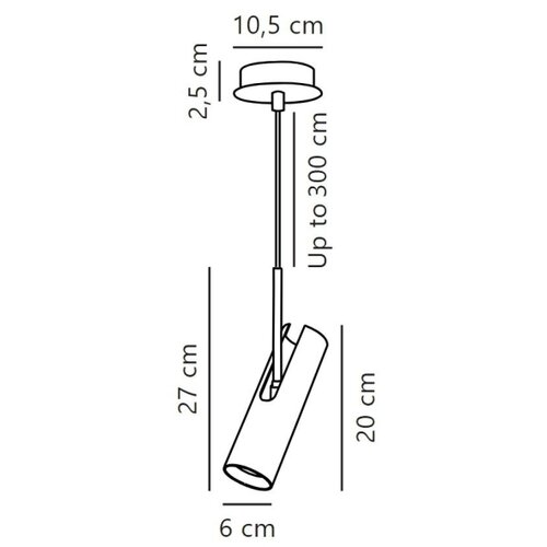 DFTP by Nordlux - Visilica na sajli MIB 1xGU10/8W/230V beo Slike