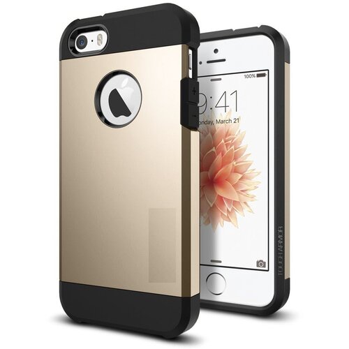  Za&amp;scaron;čitni etui Tough Armor Matt za Apple iPhone 4S / iPhone 4 - zlati Slike