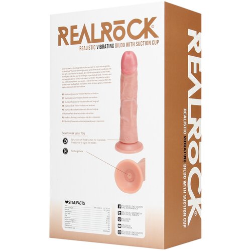 REALROCK prirodni vibrator s vakuumskim postoljem (20,5 cm) Slike