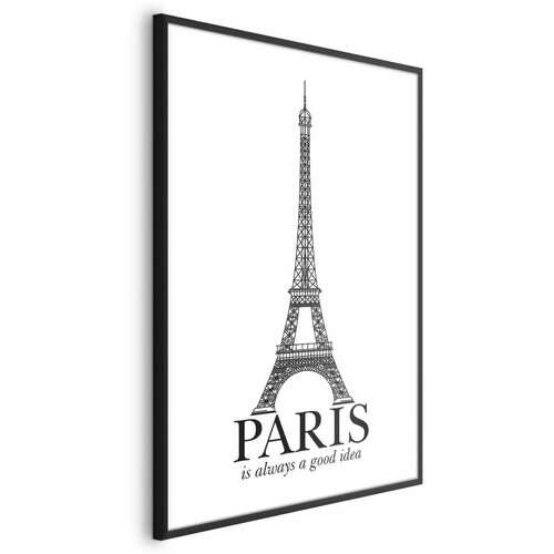  Plakat - Paris Is Always a Good Idea 40x60 Crni okvir Cijene