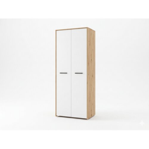 LIVEN Plakar, Beli/Atlantic 180x45x72cm Slike