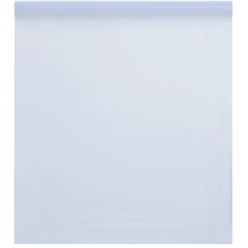 vidaXL Folija za okna statična matirana prozorna bela 60x1000 cm PVC Cene