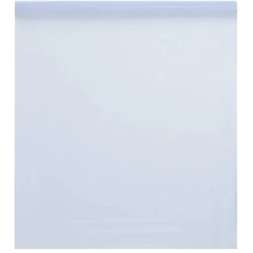 vidaXL Folija za okna statična matirana prozorna bela 60x1000 cm PVC