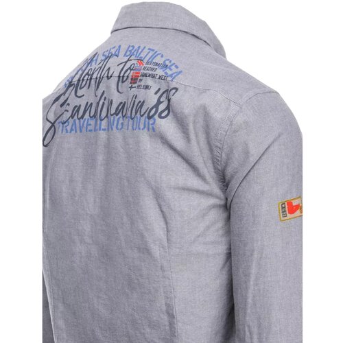 DStreet Gray men's shirt DX2286 Cene