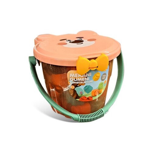 Pertini Toys Pertini mekani gumeni konstruktori u kofici meda 33 dela ( 1039119 ) Slike