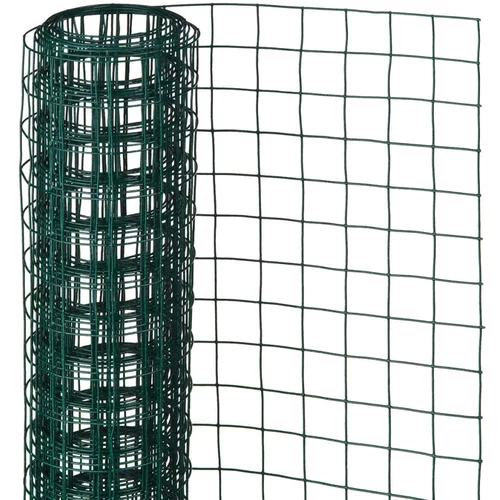 Nature žičana mreža četvrtasta 1x5 m 13 mm plastificirani čelik zelena