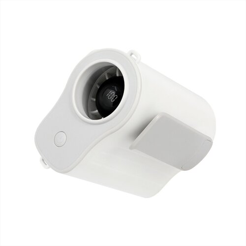 INF Hitri nosljiv pasni ventilator 4000mAh, LED zaslon in več sponk White, (5000310474) Cene