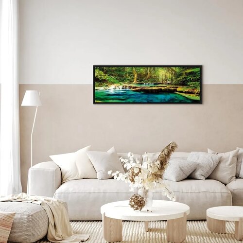  Slika - A Jewel of Nature 120x40 U crnom drvenom okviru Slike