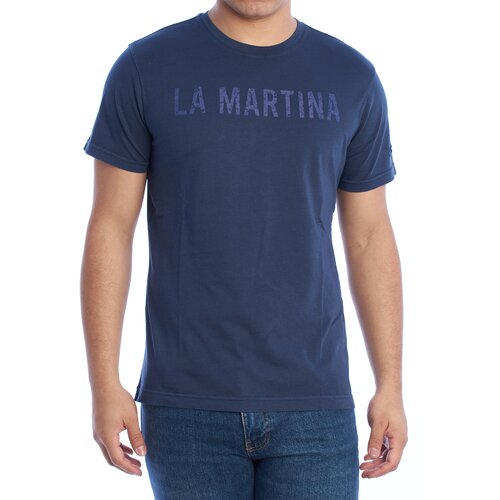 La Martina Majice s kratkimi rokavi YMR316-JS388-07017 pisana Cene